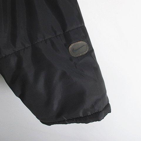 NIKE（ナイキ） 中綿 ジャケット M 黒系 ブラック ジップアップ 切替