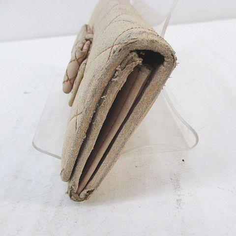 PRADA（プラダ） 長財布 リボン キルティング リボン ピンク レザー