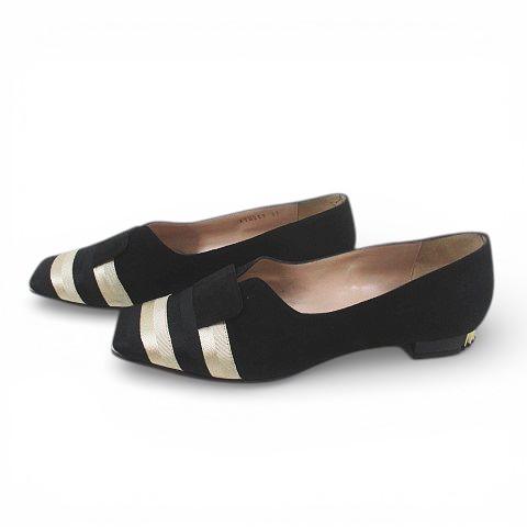 ジョルジオアルマーニ GIORGIO ARMANI X1D239 EL335 パンプス フラット 