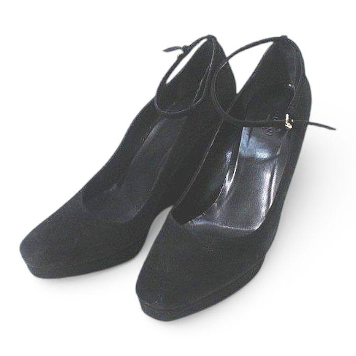 GUCCI（グッチ） パンプス ウェッジソール アンクルストラップ