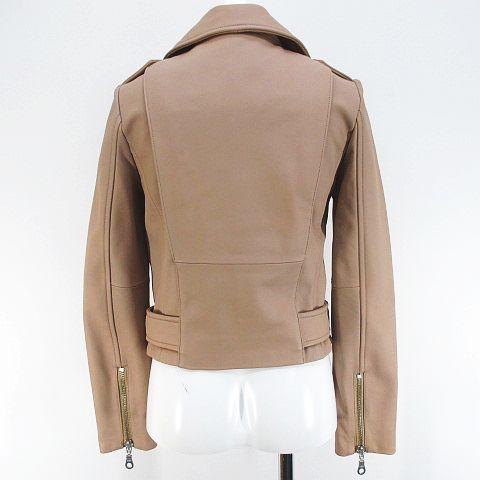 ラグナムーン LagunaMoon ラムレザー 羊革 ライダース ジャケット S