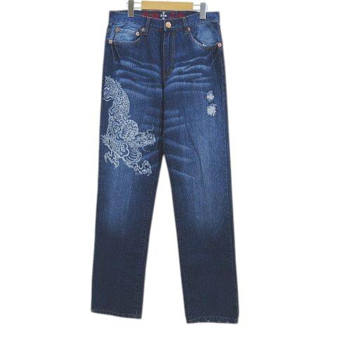 ドッグタウン DOGTOWN デニム ストレートパンツ ジーンズ 30 青系