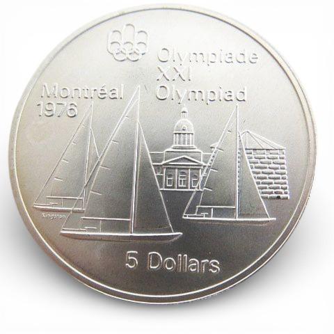 ヒ*ス様 カナダ 1973年 エリザベス2世 5ドル銀貨 カナダ銀貨 モントリオールオリンピック 5ドル 記念銀貨 1973年