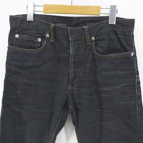 ディオールオム Dior HOMME デニムパンツ ジーンズ ボタンフライ 30 紺