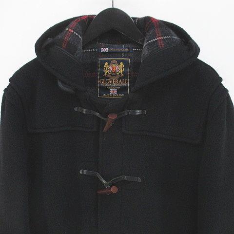 グローバーオール Gloverall ダッフルコート ロング丈 38 黒系