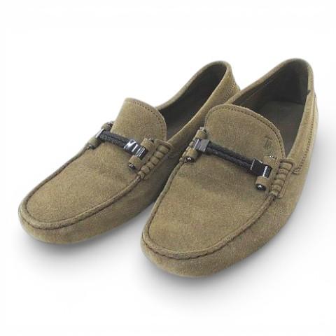 TOD'S 薄ベージュ スエード ドライビングシューズ ローファー サイズ39