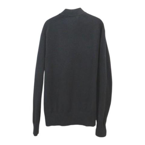 ユニクロ（UNIQLO） ＋J 長袖 ニットカーディガン L 黒系ブラック V 