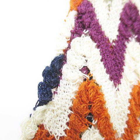 ミッソーニ MISSONI アンサンブル ツインニット シェブロンストライプ