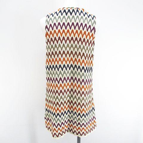 ミッソーニ MISSONI アンサンブル ツインニット シェブロンストライプ