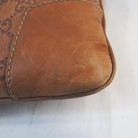 GUCCI(グッチ) ショルダーバッグ シマライン 148476 ダークブラウン レザー GUCCI（グッチ） GUCCI 148476 001998 グッチシマ ショルダーバッグ