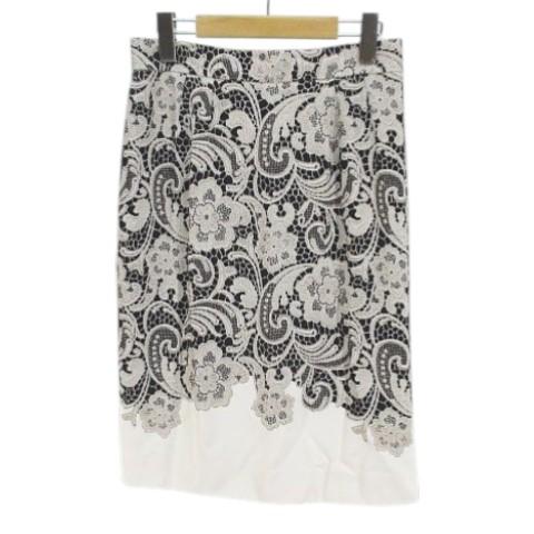 レディース DOLCE & GABBANA ドルガバ ピンク タイトスカート レース
