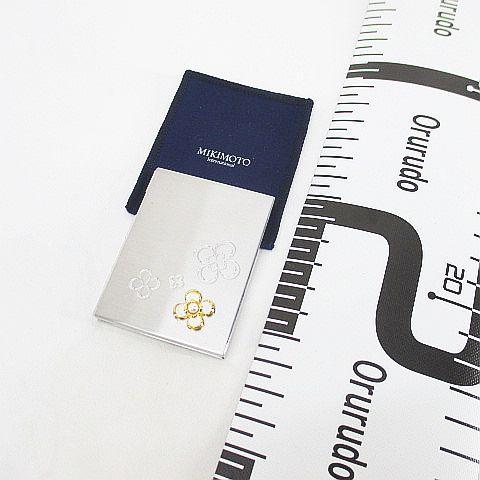 MIKIMOTO（ミキモト） 手鏡 2つ折りコンパクトミラー ミニミラー 鏡