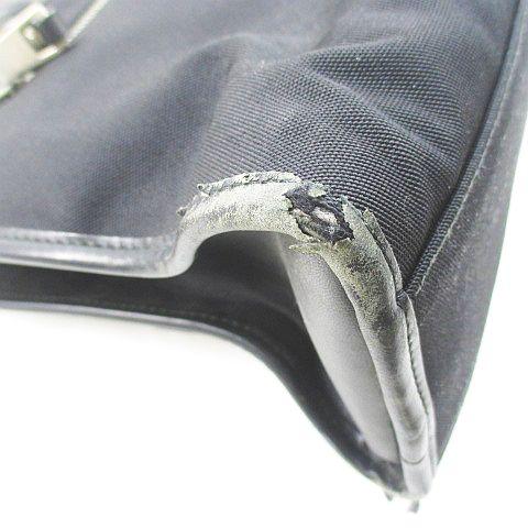 GUCCI（グッチ） シェリーライン ブラック 黒 シルバー金具 ナイロン 