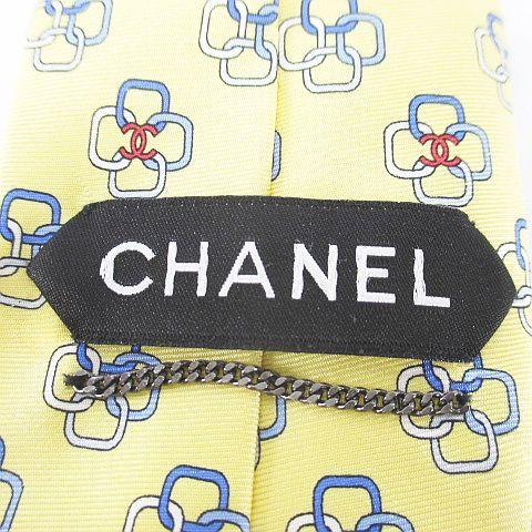 CHANEL（シャネル） シルク 絹 ネクタイ レギュラータイ CCマーク ココ