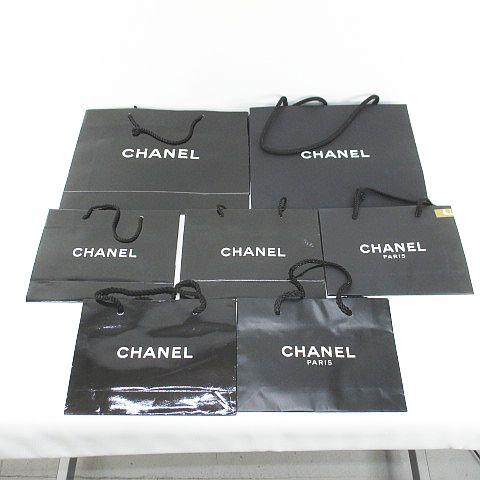 CHANEL ショップ袋 10枚セット 黒 CHANEL（シャネル） CHANEL 11枚セット 紙袋 ショッパー ショップ袋
