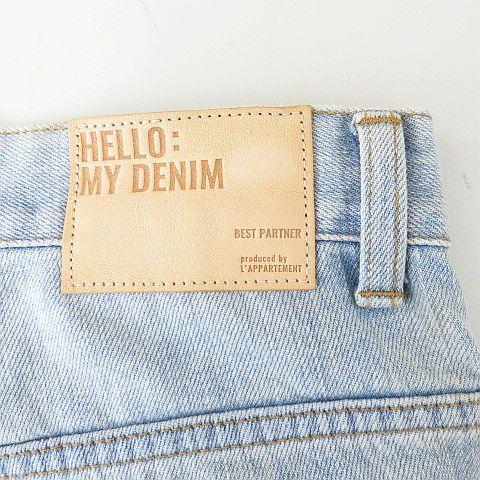 L'Appartement アパルトモン HELLO: MY DENIM デニムパンツ ジーンズ