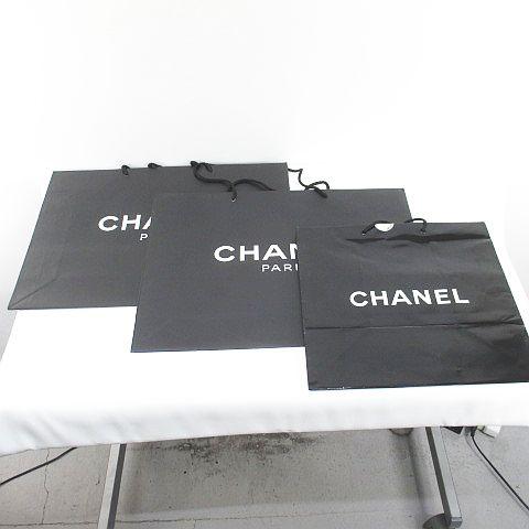 ⌘アキラ⌘ CHANEL シャネル　ショップ袋セット シャネル CHANEL 紙袋 ショッパー ショップ袋 白 セット まとめ売り ラッピング・包装