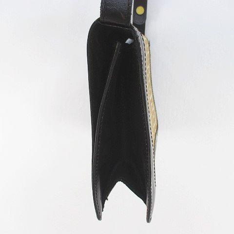 ピエール バルマン pierre balmain ショルダーバッグ コンビ ブラウン