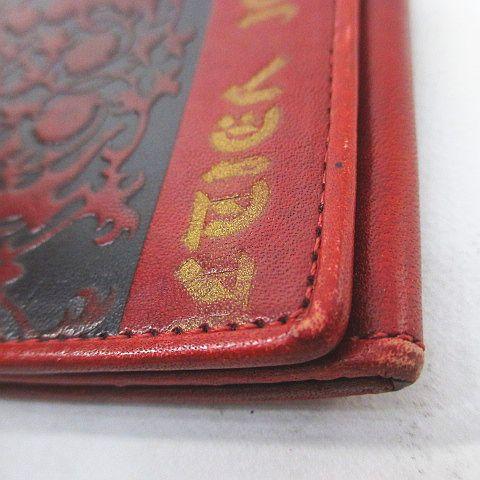 新品！ジャンポールゴルチエ 赤レザー長財布 ジャンポールゴルチエ Jean Paul GAULTIER 長財布 札入れ エンボス加工
