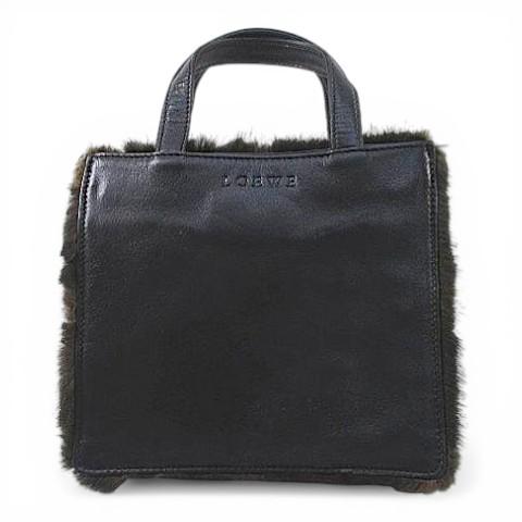 LOEWE（ロエベ） ハンドバッグ トートバッグ バイカラー ブラック 黒系 