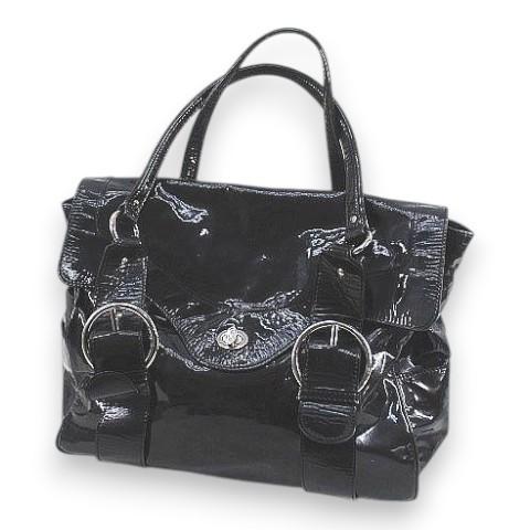 ジャックルコー JACQUES LE CORRE トートバッグ シルバー金具 ブラック 
