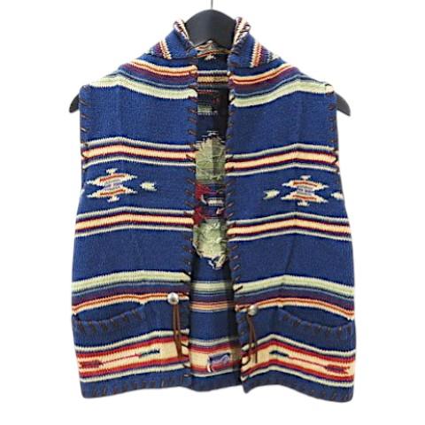 【美品】RALPH LAUREN ★アンゴラ混★ハンド ニット ベスト POLO RALPH LAUREN（ポロ・ラルフローレン） ラルフローレン RALPH