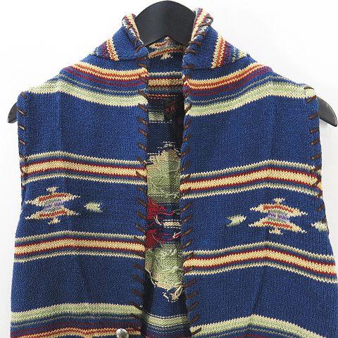 【美品】RALPH LAUREN ★アンゴラ混★ハンド ニット ベスト POLO RALPH LAUREN（ポロ・ラルフローレン） ラルフローレン RALPH