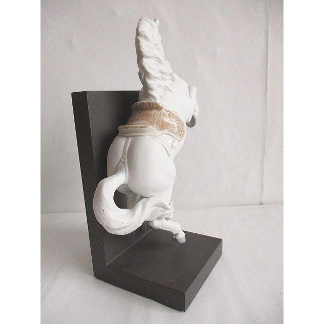 LLADRO リヤドロ 跳躍 アンダルシアン 馬 ウマ 午 ブックスタンド 置物