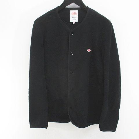 DANTON ダントン　ノーカラージャケット(38サイズ) ダントン DANTON フリースジャケット ノーカラージャケット 38 黒系
