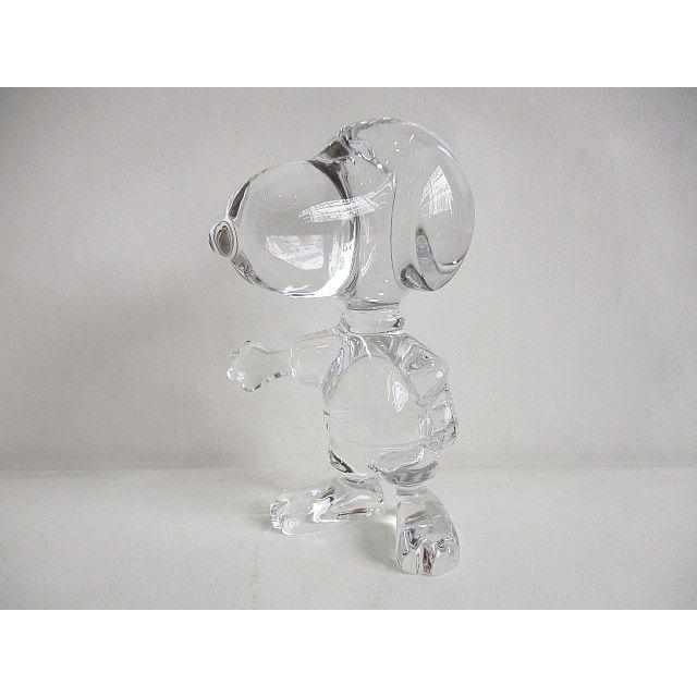 Baccarat  バカラ スヌーピー　クリスタルフィギュリン バカラ Baccarat クリスタルガラス スヌーピー SNOOPY フィギュリン