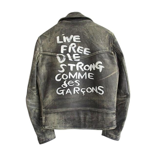 コムデギャルソン COMME des GARCONS Lewis Leathers ルイスレザー 38