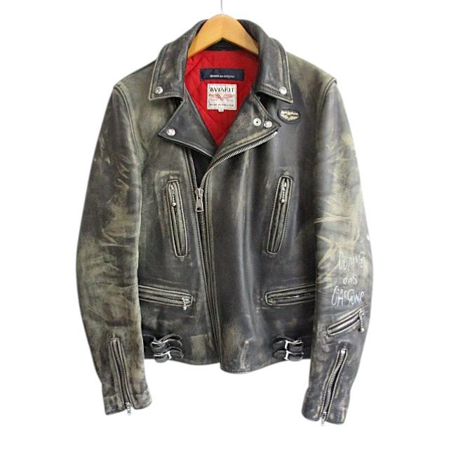 コムデギャルソン COMME des GARCONS Lewis Leathers ルイスレザー 38