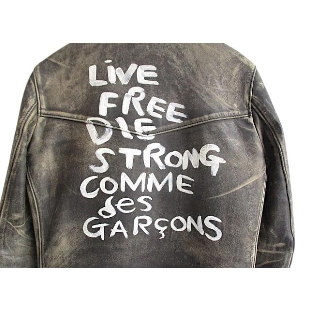コムデギャルソン COMME des GARCONS Lewis Leathers ルイスレザー 38