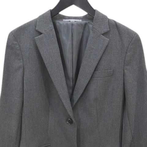 ユニクロ（UNIQLO） テーラード シングル ジャケット M グレー 灰系