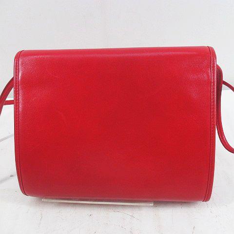 ニナリッチ NINA RICCI ショルダーバッグ ポシェット リボン レッド 赤 