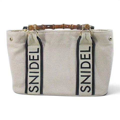 SNIDEL（スナイデル） トートバッグ バンブーハンドル ハンド 