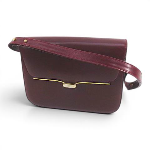 Bally（バリー） ショルダーバッグ ボルドー ゴールデン金具