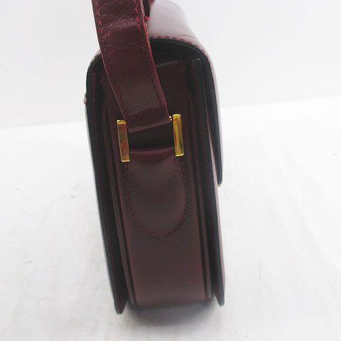 Bally（バリー） ショルダーバッグ ボルドー ゴールデン金具