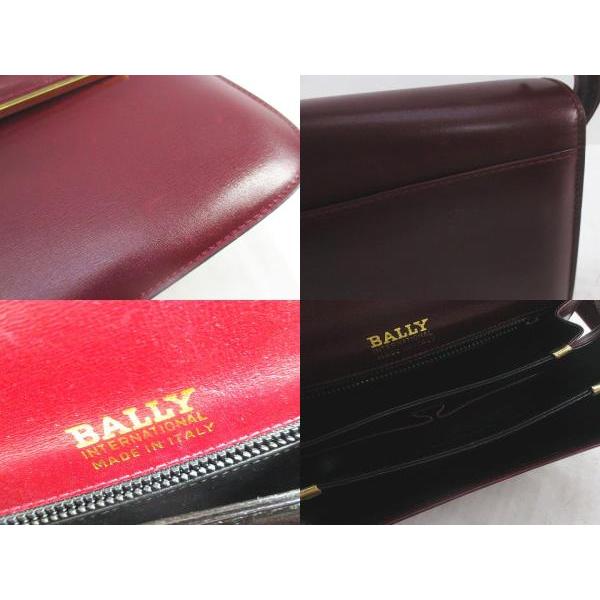 Bally（バリー） ショルダーバッグ ボルドー ゴールデン金具