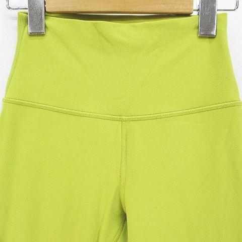 ルルレモン lululemon ヨガウェア ロング丈 レギンス スパッツ S 黄