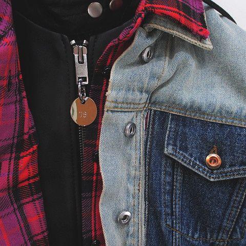 DIESEL（ディーゼル） DIESEL L-MARALI デニム レイヤード レザー