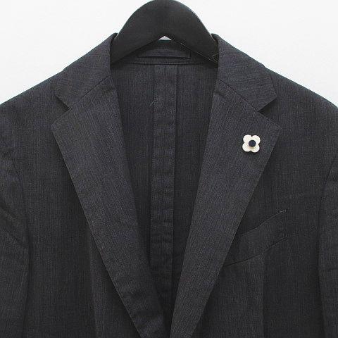 ラルディーニ LARDINI ウールジャケット 48 灰系 ダークグレー