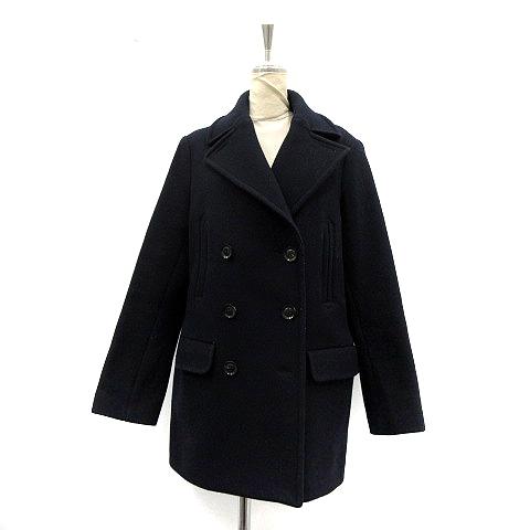中古 アルアバイル Allureville ピーコート Pコート アウター ロング カシミヤ 1 S 紺 ネイビー Ak29 レディース 最大47 Offクーポン