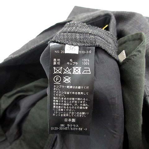 残りわずか ドゥーズィエムクラス Fox Brothers別注 aw Fine パンツ スラックス クロップド グレンチェック ウール 36 S チャコールグレー ベクトル 古着 早割クーポン Zoetalentsolutions Com