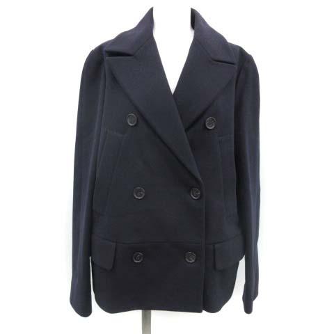 数量限定 ジルサンダー Jil Sander ネイビー Navy ピーコート Pコート ウール 38 M 紺 ネイビー Kt レディース ベクトル 古着 期間限定特価 Technet 21 Org