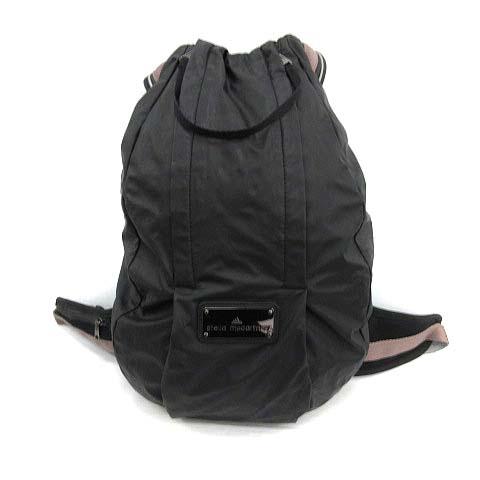 中古 アディダス バイ ステラマッカートニー Asmc バックパック バッグ リュック デイパック ロゴプレート 黒 ブラック S106 レディース ベクトル 古着 081 ブランド古着販売のベクトル 通販 Yahoo ショッピング