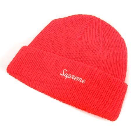 中古 未使用品 シュプリーム Supreme aw ニット帽 ニットキャップ ワッチキャップ ビーニー Loose Gauge Beanie 赤 レッド Kh メンズ ベクトル 古着 081 ブランド古着販売のベクトル 通販 Yahoo ショッピング