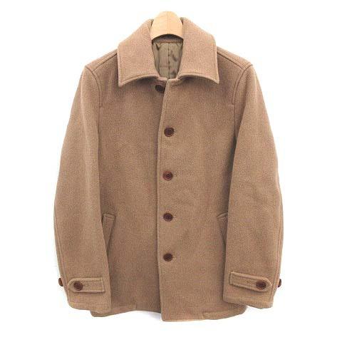 中古 シップス Ships メルトン シングル Pコート ピーコート ラムウール アウター 中綿 S ベージュ Ym メンズ ベクトル 古着 081 ブランド古着販売のベクトル 通販 Yahoo ショッピング