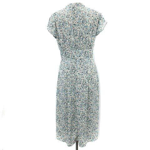 中古 イエナ Iena 19ss ワンピース ロング 半袖 花柄 36 水色 ブルー G レディース ベクトル 古着 081 ブランド古着販売のベクトル 通販 Yahoo ショッピング