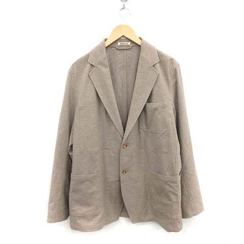 中古 オーラリー aw テーラードジャケット シングル 2b センターベント Wool Fulling Flannel Jacket ウール 4 Xl ベージュ メンズ ベクトル 古着 081 ブランド古着販売のベクトル 通販 Yahoo ショッピング